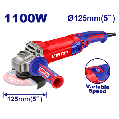 Meule 125 1100W a variateur EMTOP EAGRS11053