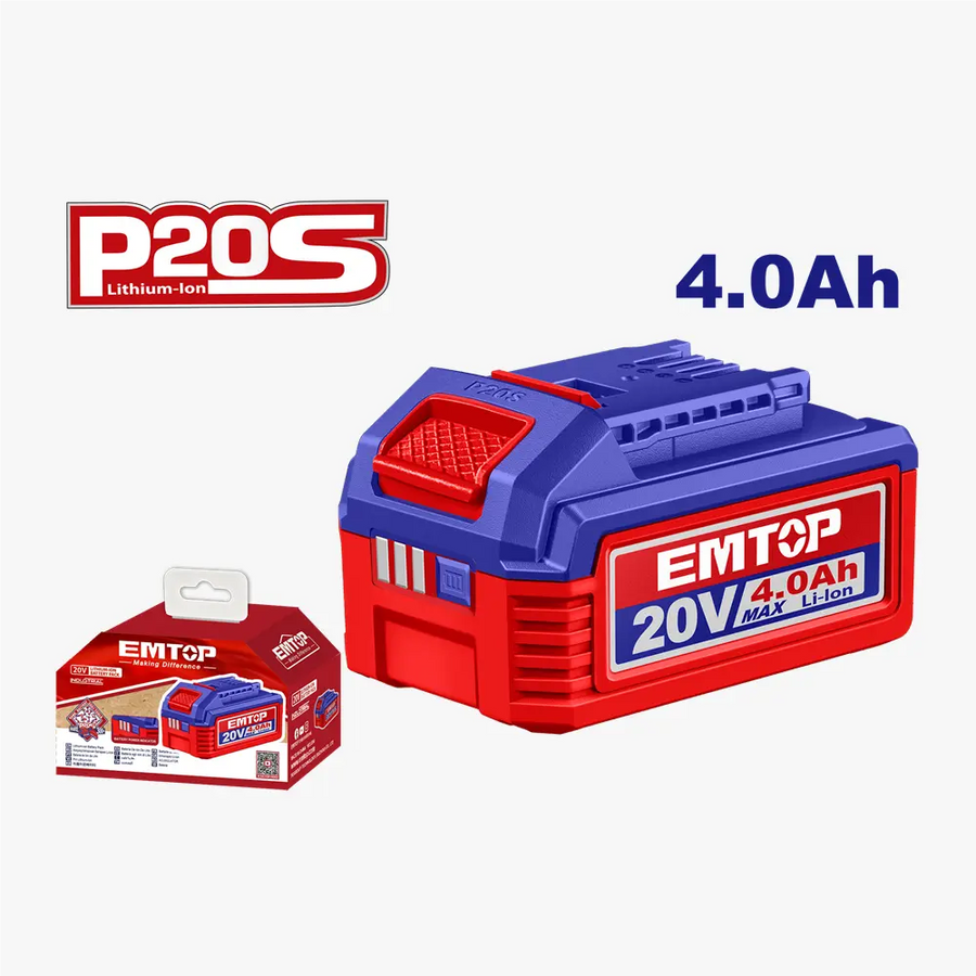 Batterie 4AH 20V EMTOP EBPK20021