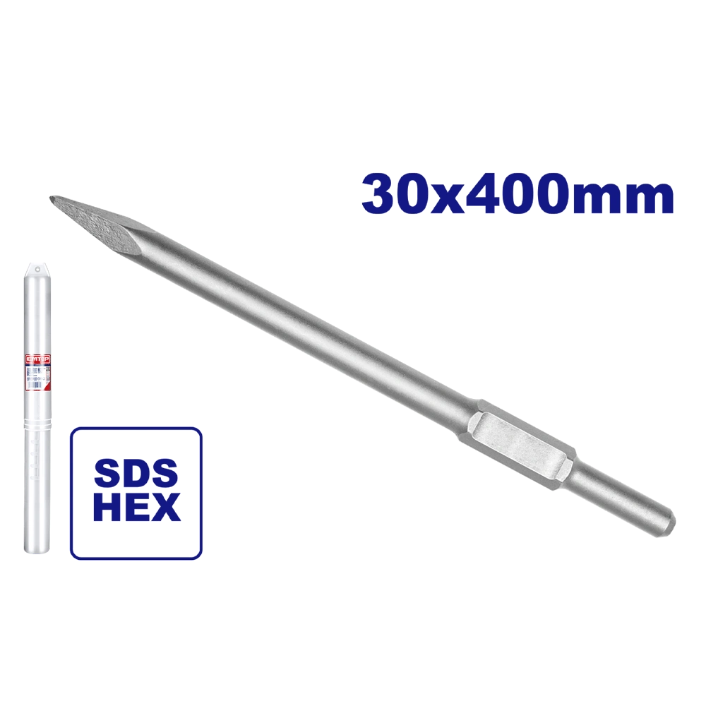 Burin hex pointu 30X400MM EMTOP ECHS034002
