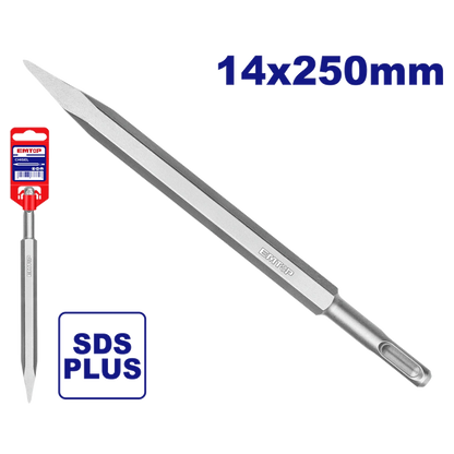 Burin pointu SDS plus 14X250 EMTOP ECHS112501