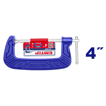 Serre joint g 4″100MM EMTOP ECLPG0401