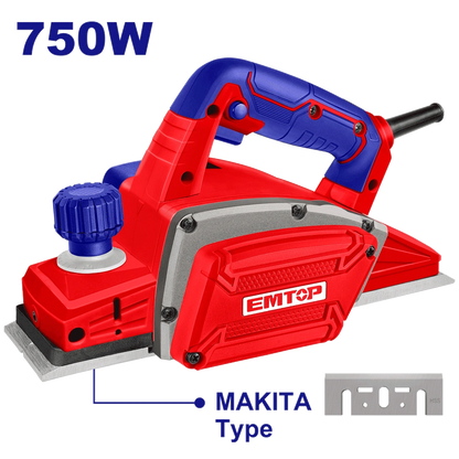 Rabot á bois 750W EMTOP EECR0751