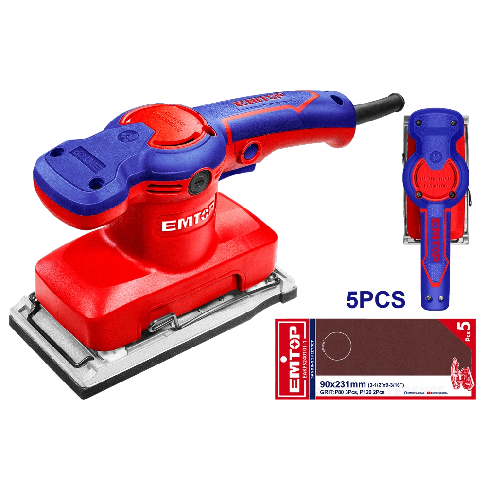 Ponceuse de finition 320W EMTOP EFSR3201