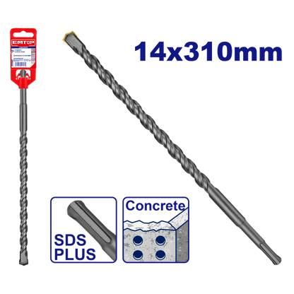 Mèche SDS plus ø 14X310MM EMTOP EHDR11405