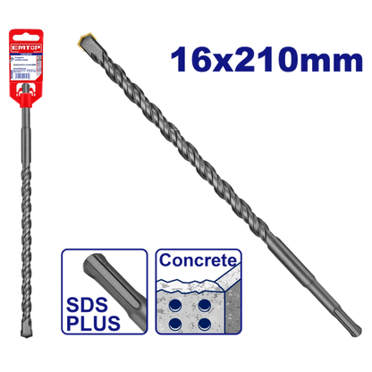 Mèche SDS plus Ø14X210MM EMTOP EHDR11603