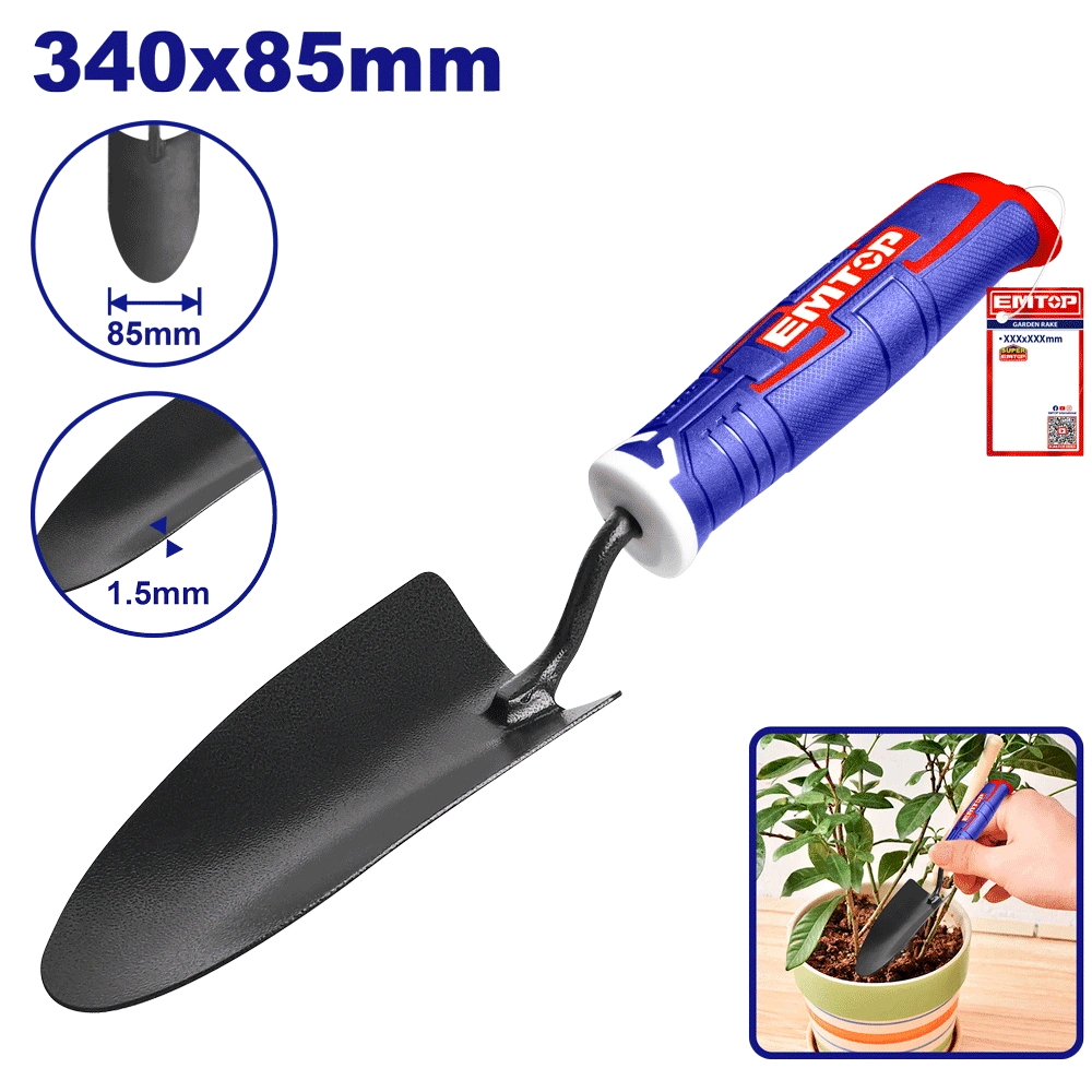 Petite pelle de jardin 340MM EMTOP EHFTT858