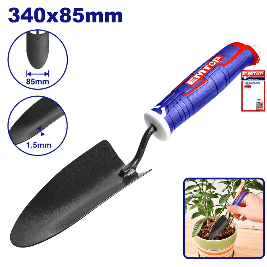 Petite pelle de jardin 340MM EMTOP EHFTT858