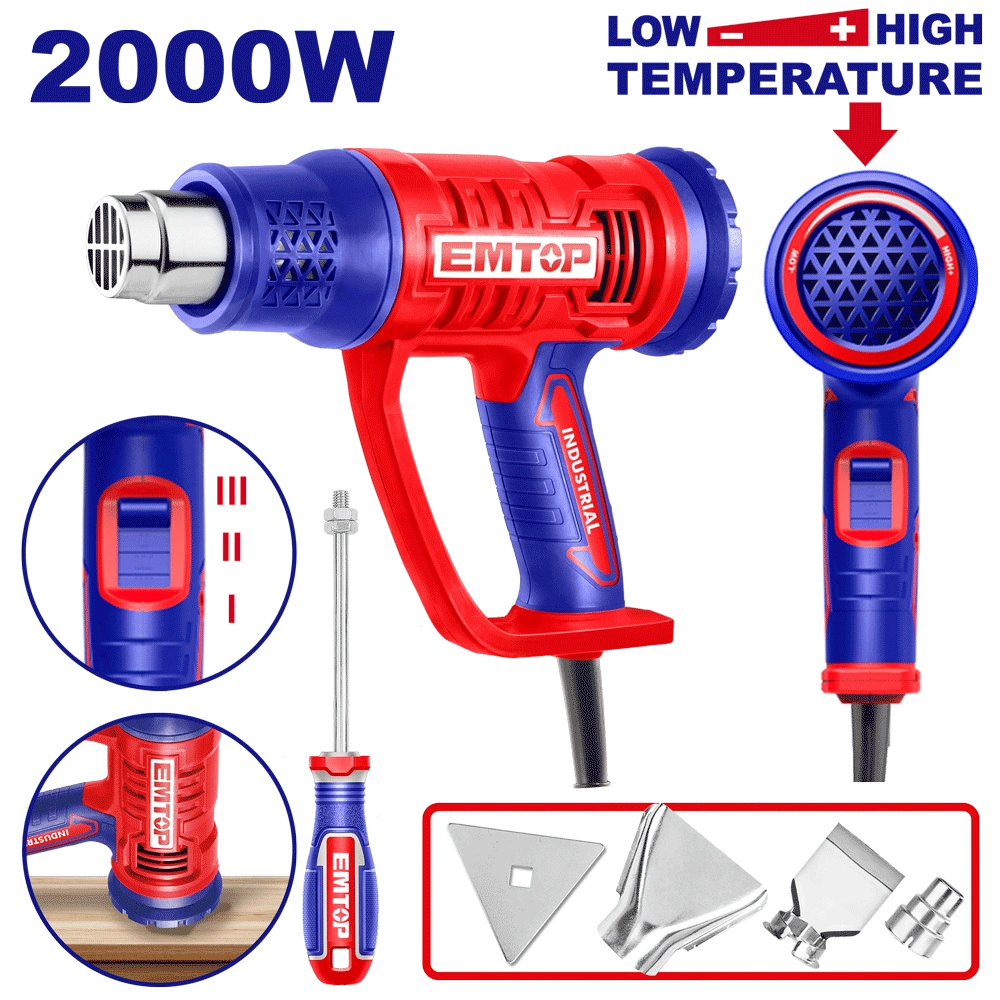 Decapeur thermique 2000W 450°&500° EMTOP EHGN20045