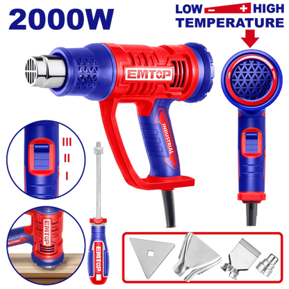 Decapeur thermique 2000W 450°&500° EMTOP EHGN20045