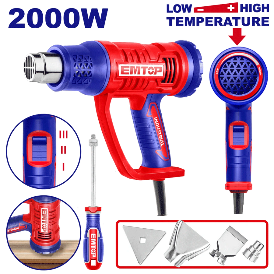 Decapeur thermique 2000W 450°&500° EMTOP EHGN20045