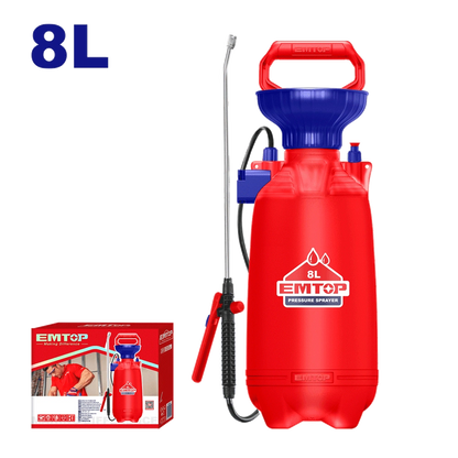 Pulvérisateur á pression 8L EMTOP EHSPP30802