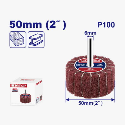 Roue abrasive de polissage P100 50 EMTOP EMYW0550