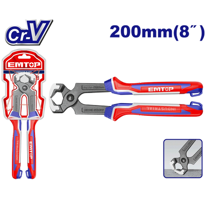 Tenaille charpente CR-V 8″/ 200MM EMTOP EPLRCP0821