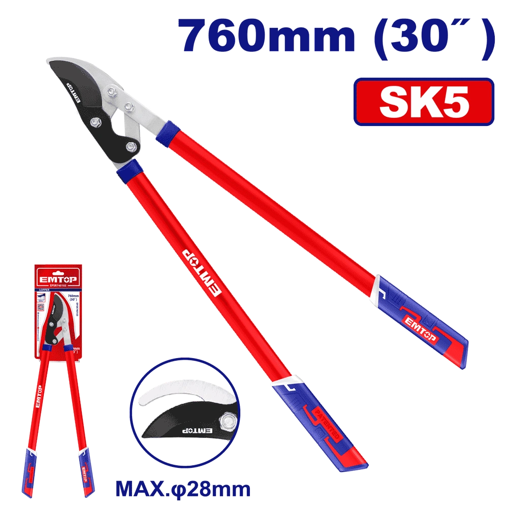 Secateur de jardin 760MM EMTOP EPSR740103
