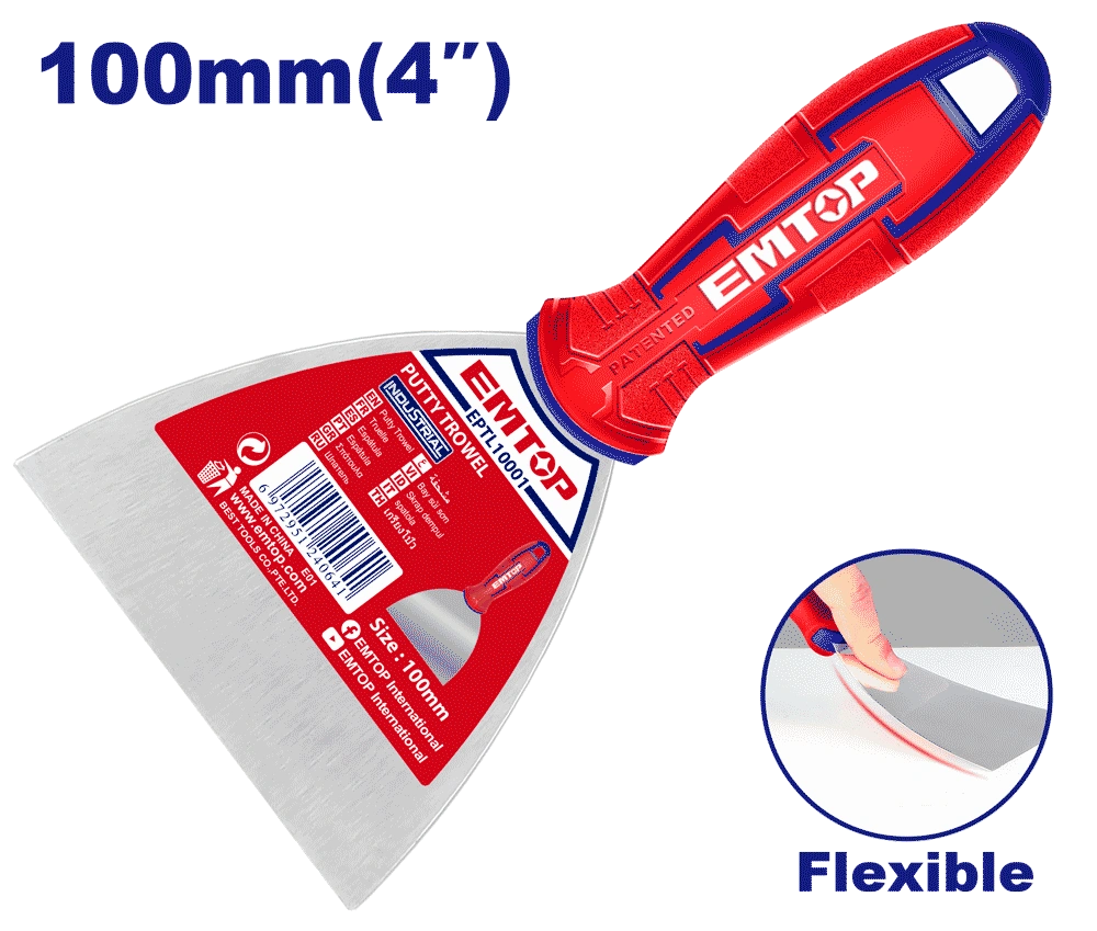 Couteau a mastic 100MM EMTOP EPTL10001
