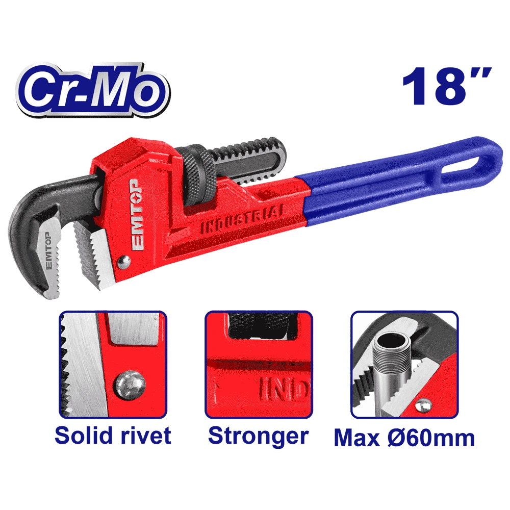 Cle á griffe 18 « 450MM EMTOP EPWH1801