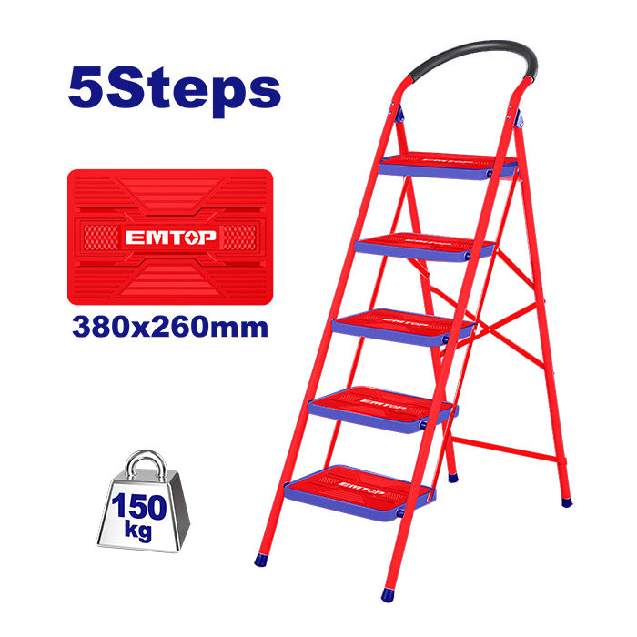 Escabeau en acier 5M EMTOP ESLR1051