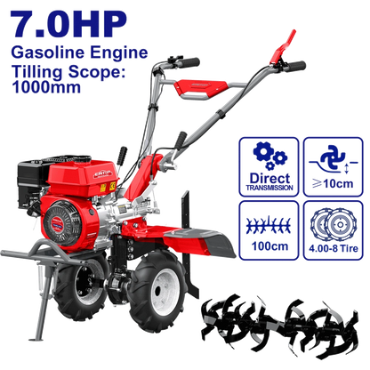 Motobineuse à essence 7CV EMTOP ETLR1002