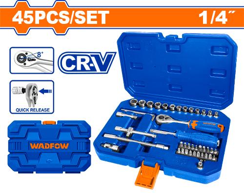 WADFOW jeu 45 cle cliquet 1/4 WST4D45