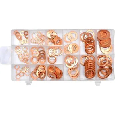 Assortiment de 150 rondelles en cuivre YATO YT-068713