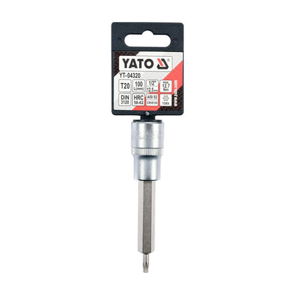 YATO YT-77170 – Douille tournevis Torx T50 1/2" x 200 mm