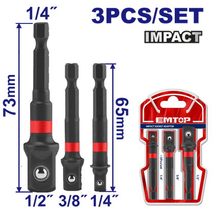 Adaptateur de douille à choc EMTOP EBST365A01 - SME IMPORT