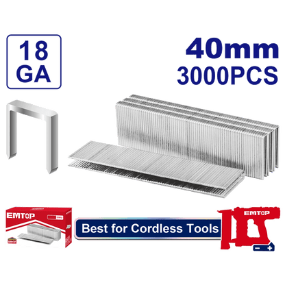Agrafes 40MM (3000)EMTOP ENAL18403 - SME IMPORT