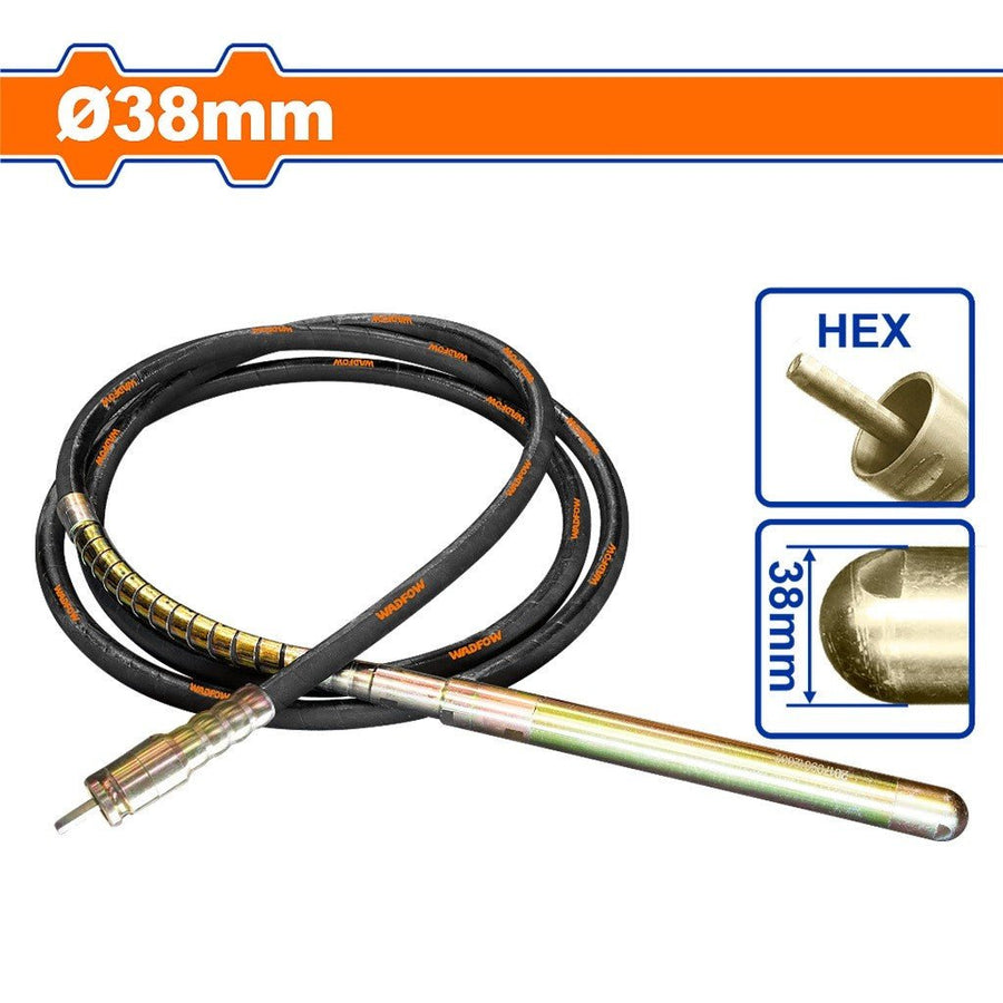 Aiguille vibreur 38mmx 6m WADFOW WVRP2A38 - SME IMPORT