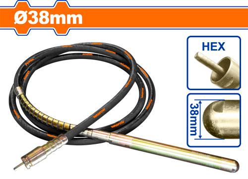 Aiguille vibreur 38mmx 6m WADFOW WVRP2A38 - SME IMPORT