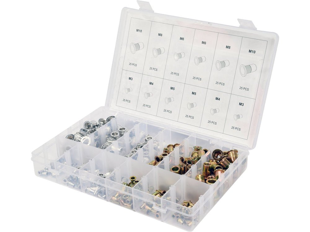 ASSORTIMENT 300 ECROUS A SERTIR — YATO YT-36480 - SME IMPORT