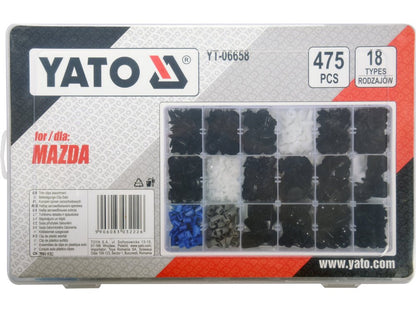 Assortiment de clips de garniture mazda – YATO YT-06658 - SME IMPORT