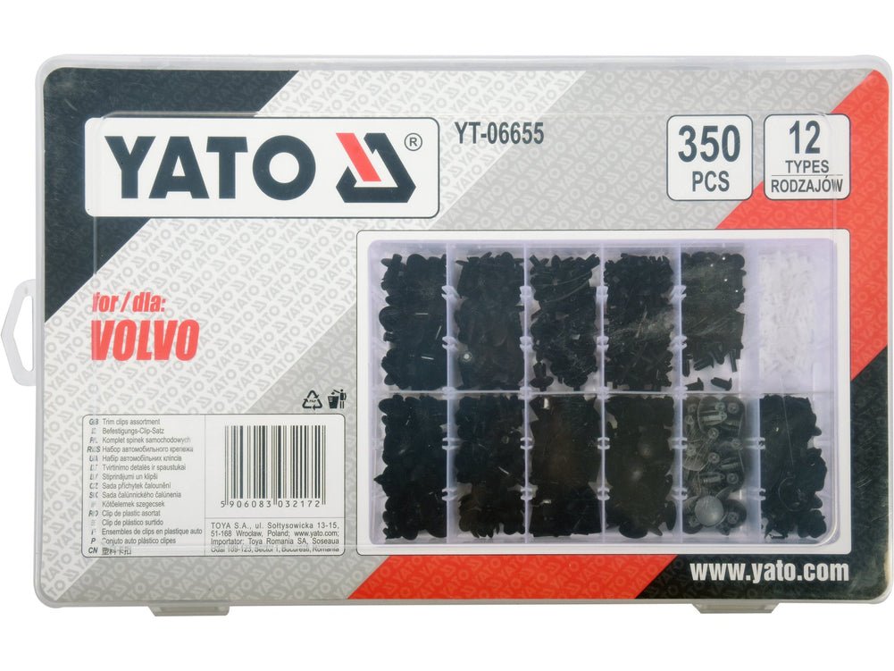 Assortiment de clips de garniture volvo – YATO YT-06655 - SME IMPORT