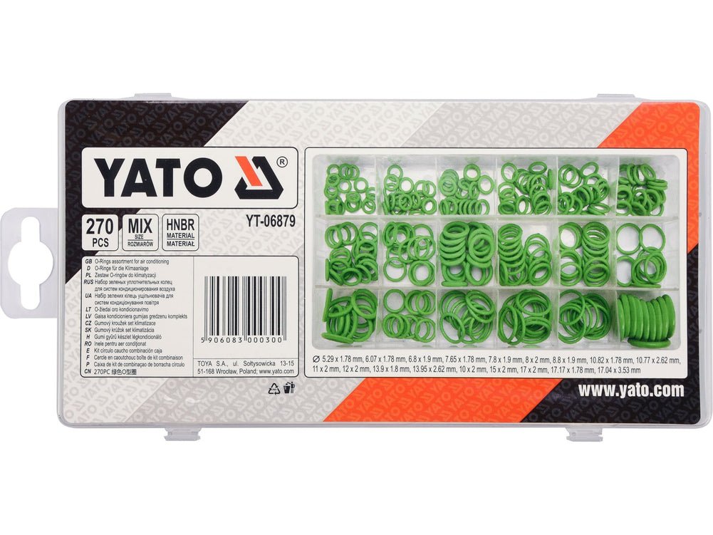 Assortiment de joints toriques HNBR YATO YT-06879 – 270 pièces - SME IMPORT