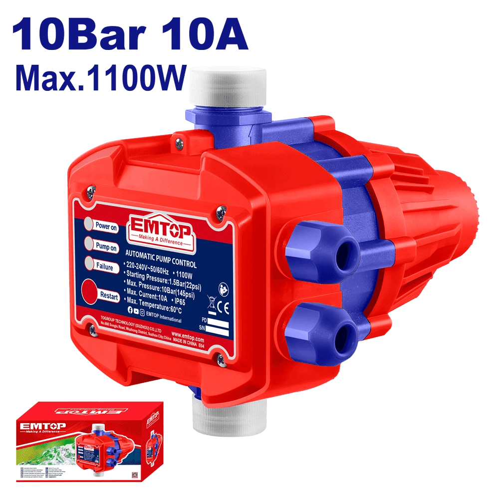 Automatic pompe 10BAR 10A EMTOP EAPC1001 - SME IMPORT