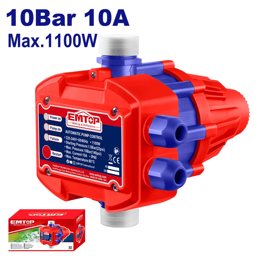 Automatic pompe 10BAR 10A EMTOP EAPC1001 - SME IMPORT