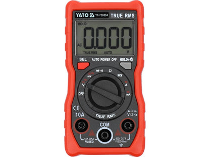 AUTOMOTIVE MULTIMETRE DIGITAL TRUE RMS — YATO YT-730894 - SME IMPORT