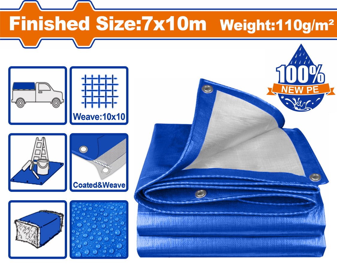 Bache de protection 7x10m WADFOW WTQ1870 - SME IMPORT