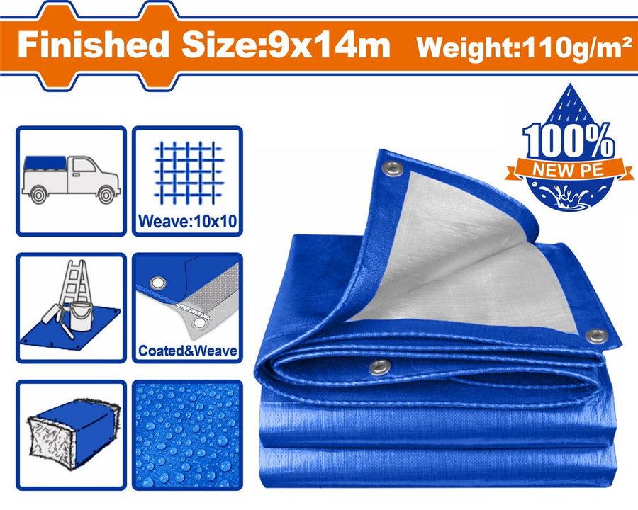Bache de protection 9x14m WADFOW WTQ1894 - SME IMPORT