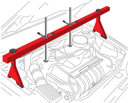 BAR SUPPORT MOTEUR CHARGE 500Kg 150CM — YATO YT-55568 - SME IMPORT