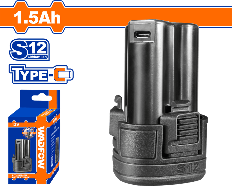 Batterie 12v 1.5ah type-c WADFOW WLBS5150 - SME IMPORT