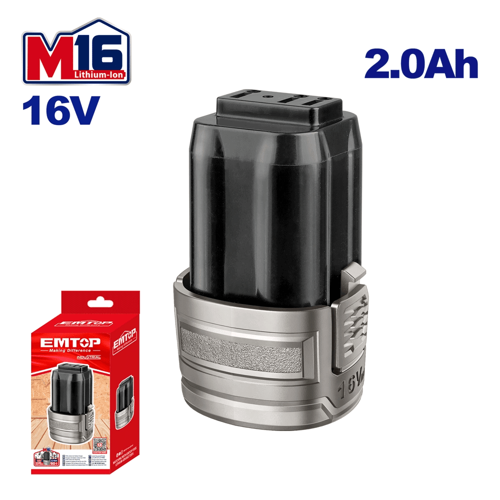Batterie 16V 2 ah EMTOP EBPK1620 - SME IMPORT