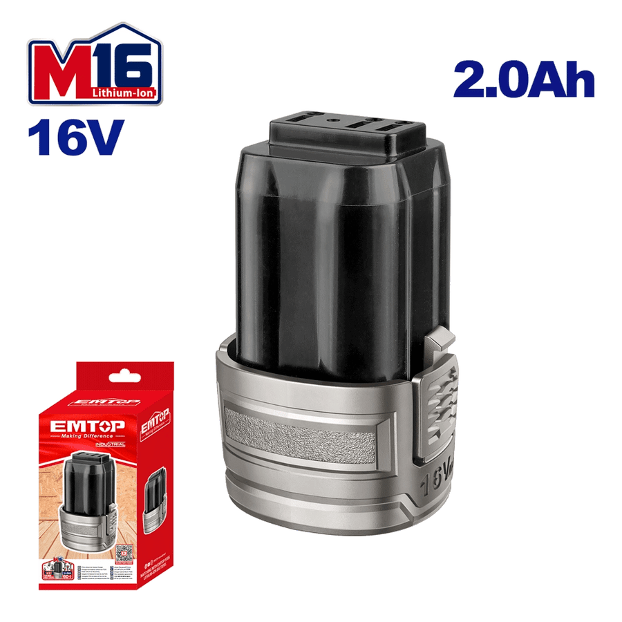 Batterie 16V 2 ah EMTOP EBPK1620 - SME IMPORT