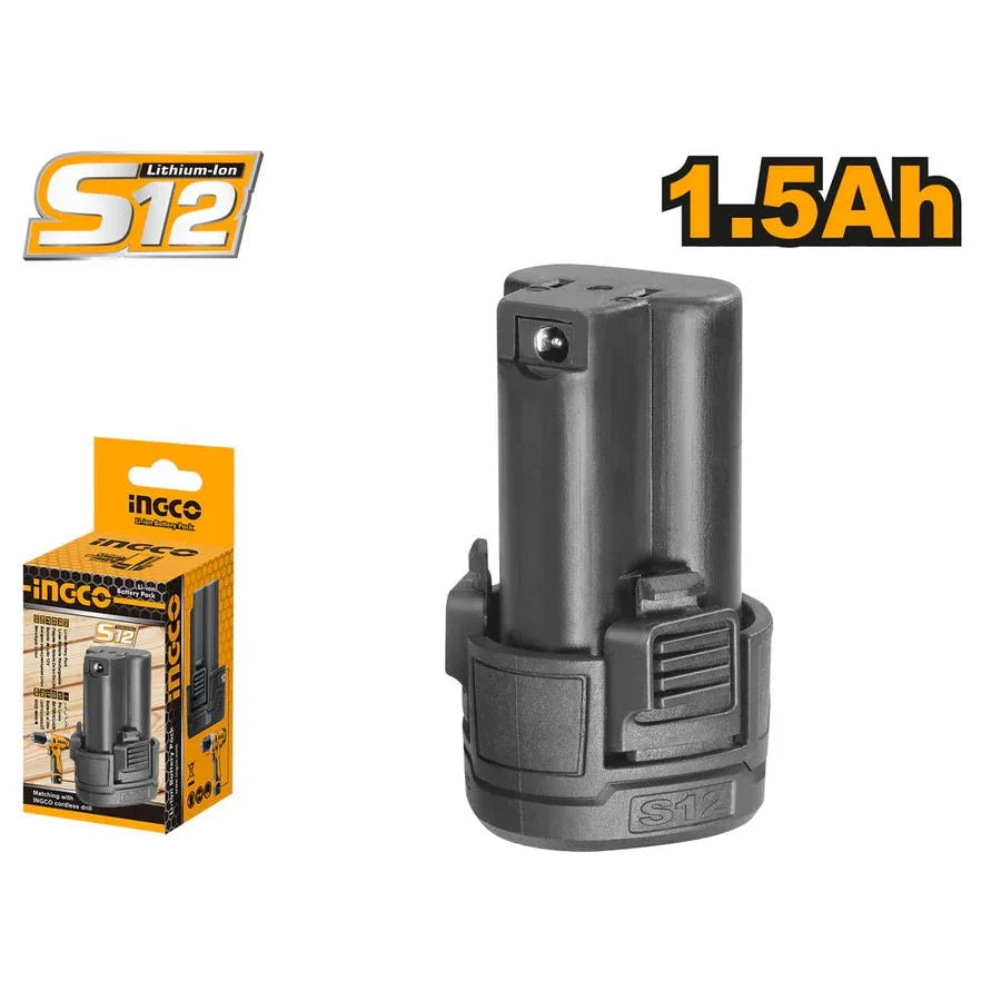 Batterie Lithium Ion 12V 1,5Ah Pour Outils Ingco FBLI12152