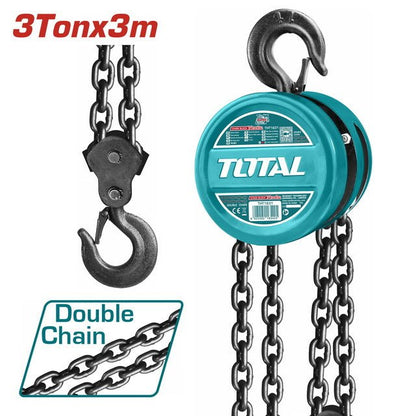 Bloc de chaîne 3T 3M TOTAL levage securisé THT1631