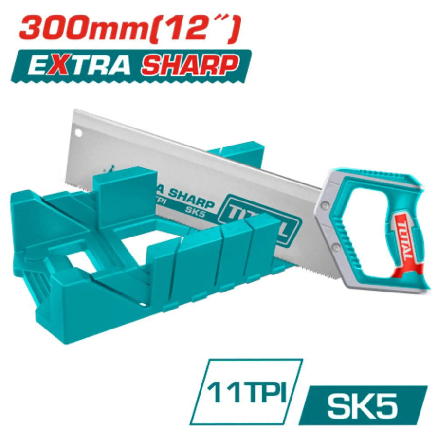 Boîte à onglets avec scie 300 mm TOTAL – THTK591282 - SME IMPORT