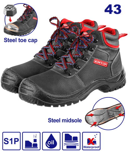 Bottes de sécurité T43 EMTOP ESBS42SP43 - SME IMPORT