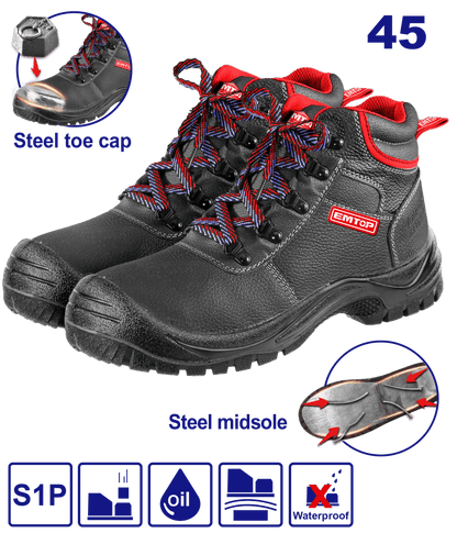 Bottes de sécurité T45 EMTOP ESBS42SP45 - SME IMPORT