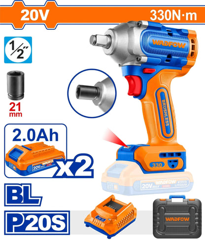 Boulonneuse 1/2 20v 330n.m WADFOW WCD1B33 - SME IMPORT