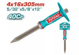 Broche maçon TOTAL 305mm acier 40Cr précis ergonomique THT4530416 - SME IMPORT