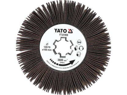 BROSSE A TOMBOUR A LAMELLE P120 POUR YT-81956 — YATO YT-81958 - SME IMPORT